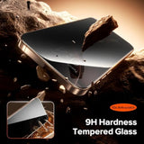 3 Pack Privacy Screen Protector For Iphone 16 Pro, [One-Pull Installation] Military-Grade Shatterproof & Ultra Durable 9H Hardness, Anti-Spy Tempered Glass, Bubble-Free, Case Friendly