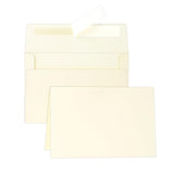 100 Packs Cream Blank Greeting Cards With Envelopes 5 X 7 Heavyweight Folded Ivory Cardstock And A7 Envelopes Printable Self Seal For Diy Invitations, Birthday Party, Baby Showers, Mailing