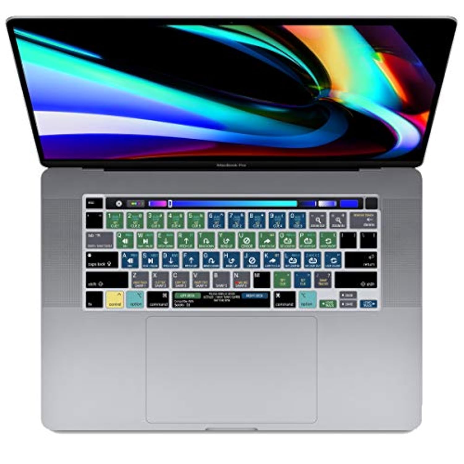 Serato Dj Silicone Shortcuts Keyboard Cover Skin For Macbook Pro 16 Inch A2141