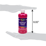 RoseArt acrylic Paint Set – Set of 12 Vibrant Colors in 16oz Bottles