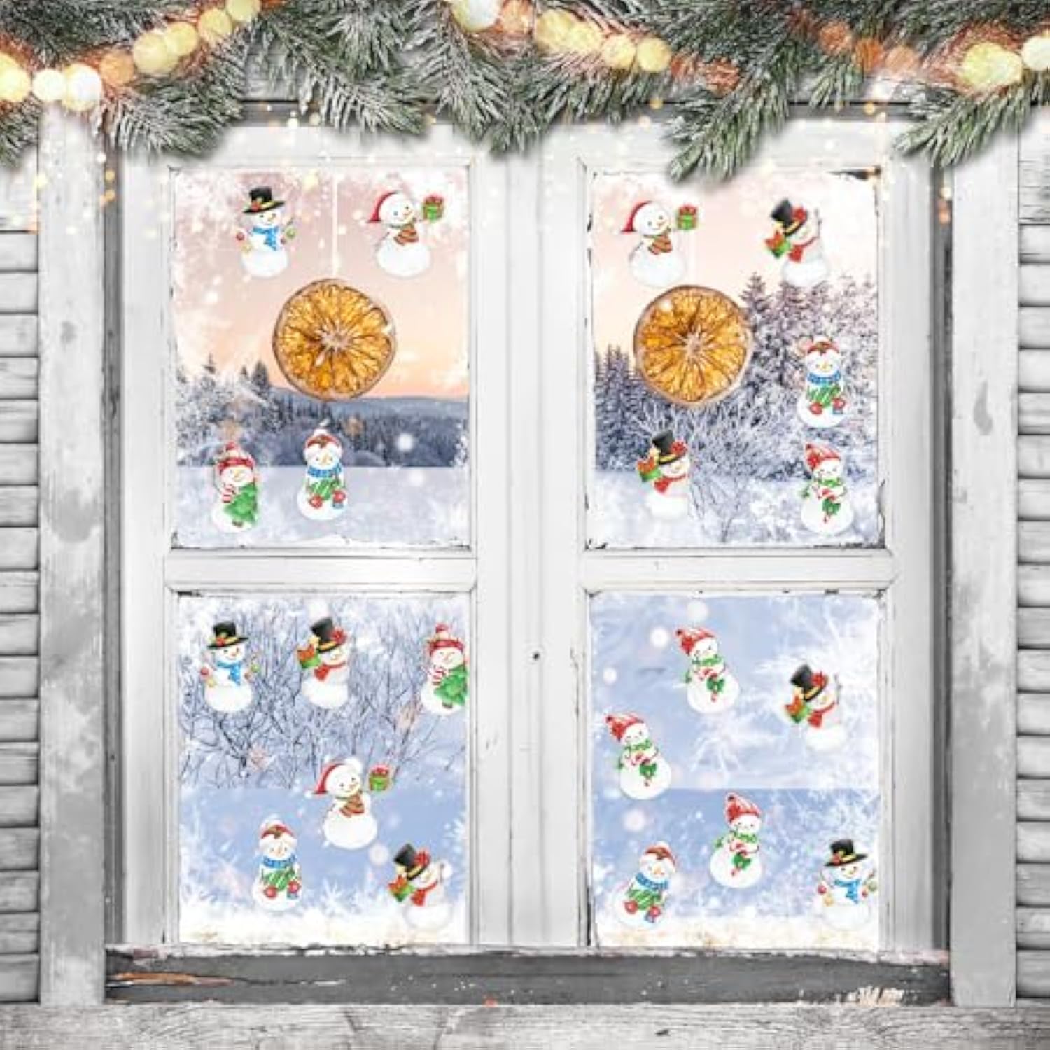 300 Pcs Snowman Stickers Roll Christmas Envelope Labels Xmas Winter Snowman Decals Xmas Seal Adhesive Decorative Stickers For Gift Greeting Card Winter Christmas Party Decor Supplies