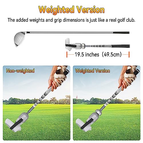 Weighted Vr Golf Club Attachment For Meta Quest 2/Oculus Quest 2, Aluminum Quest 2 Golf Club Handle With Realistic Grip And Two Straps, By (Silver)