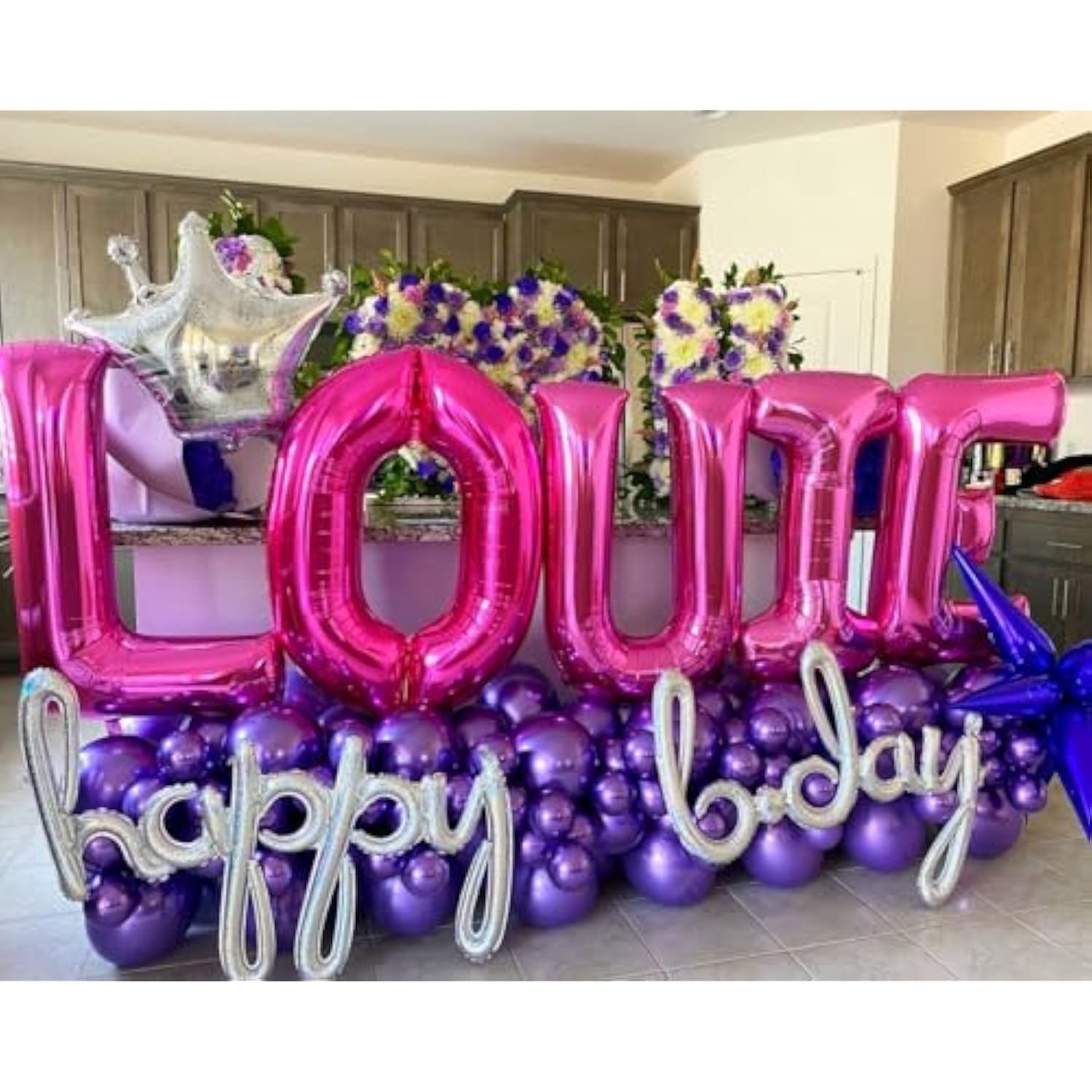 40 Inch Hot Pink Letter K Foil Balloon Alphabet Party Anniversary Wedding Decor
