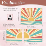 Bohemian Sunrise Pattern Laptop Skin Stickers Fits 12" 13" 13.3" 14" 15 Inch Colorful Universal Removable Waterproof Notebook Art Decals Pc Protector Cover Sticker