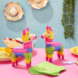 Mini Donkey Pinata - 3 Pack Small Mexican Pinatas For Cinco De Mayo, Mexican Fiestas, Birthday Parties (4 X 7.5 X 2 In Pianta)