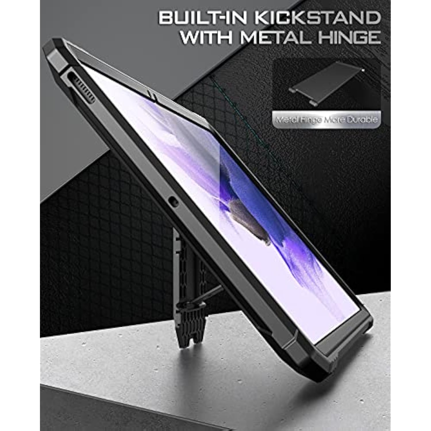 Revolution Series For Galaxy Tab S7 Fe 12.4 Inch 2021 Case With S Pen Holder,
