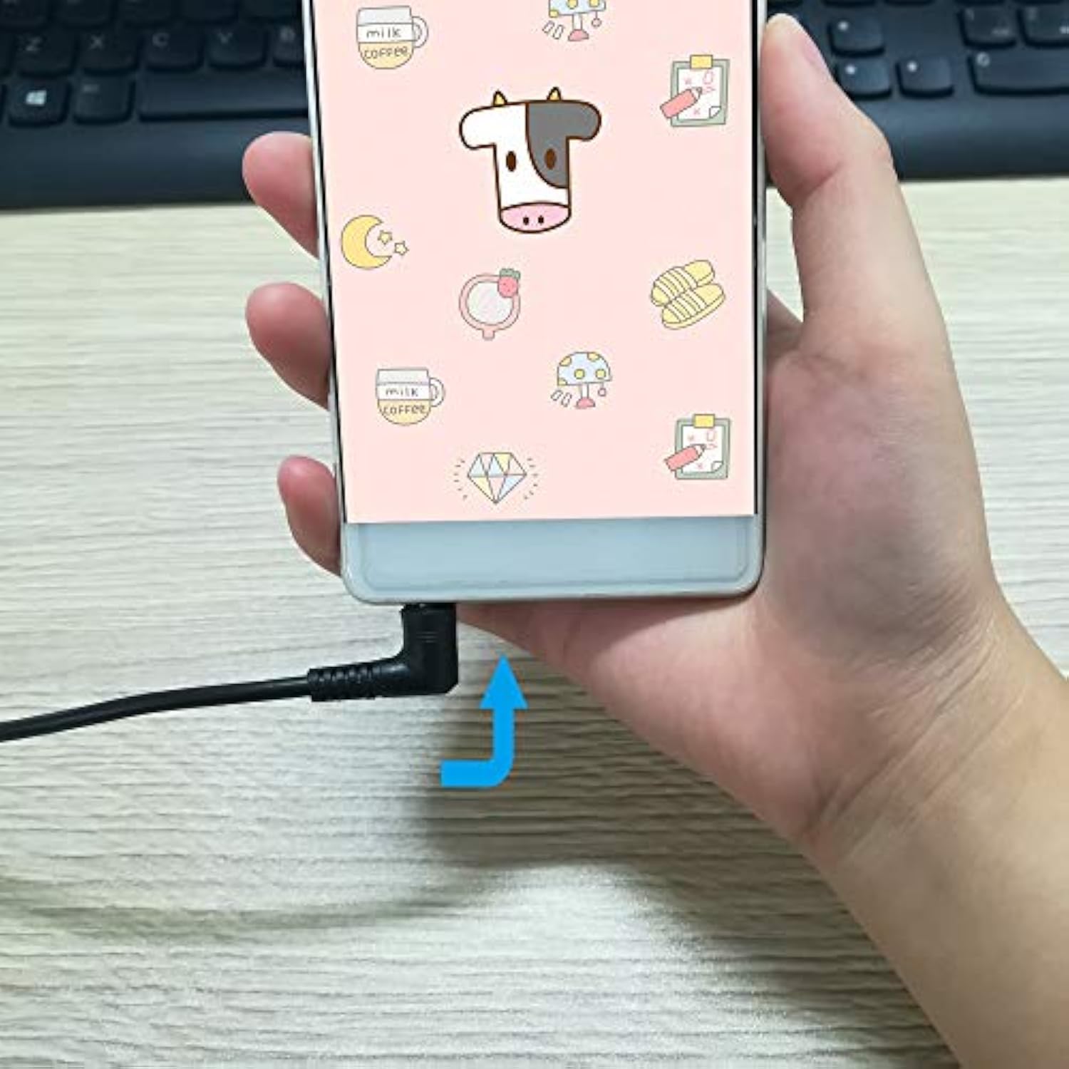 3.5Mm Trrs Cable, (2-Pack) Gold Plated 90 Degree Right & Left Angled 3.5Mm Stereo 4-Pole Male To Male Auxiliary Audio Cable For Smartphones,Tablets,Players Microphone(4-P,9Inch)