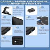 Magnetic Charger 4 In 1 Magsafe Charging Station Wireless Mag Safe Phone And Watch Charger Stand Compatible With Apple Iphone 16 15 Pro Max 14 13 12 Airpods Iwatch And Type C Products