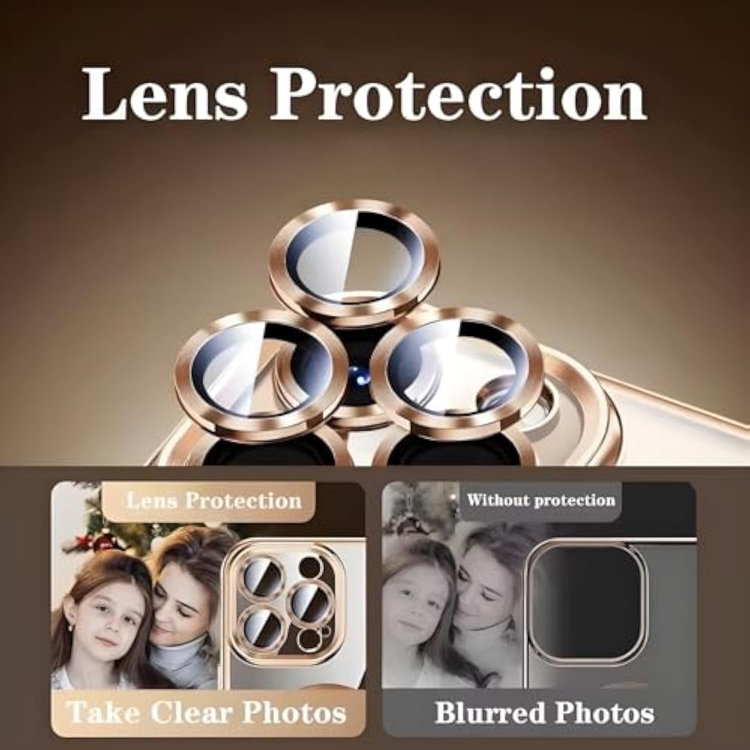 For Iphone 16 Pro Max Soft Cases Women And Privacy Screen Protector Built In Camera Cover,[Non-Yellowing] Compatible With Magsafe Magnetic For 16 Promax,Rose Gold