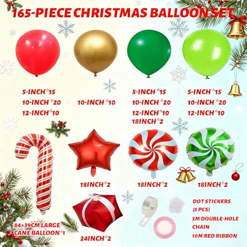 balloon arch (Christmas balloons arch kit)