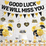 Farewell Party Decorations, We Will Miss You Banner Cake Topper Balloons Hanging Swirls Kit, Going Away/Leaving/Retirement Party Decorations For Men Women, Coworker Goodbye Party Supplies
