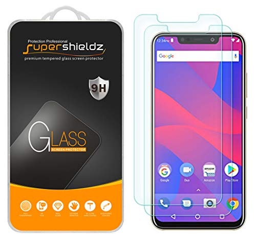 (2 Pack) Designed for BLU Vivo XL4 Tempered Glass Screen Protector, Anti Scratch, Bubble Free