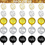 25 Pieces Nurse Graduation Balloons 18In 12In Foil Latex Nursing Graduation Decor