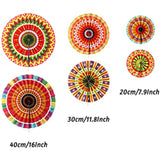 Fiesta Mexican Themed Happy Birthday Banner Paper Pompoms Mexico Fans Fiesta Decorations Balloons Party Decorations