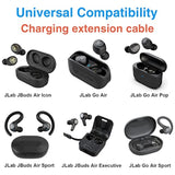 Usb Charger Adapter For Jlab Go Ai Pop/Sport, Jlab Epic Air Sport Anc, Jlab Jbuds Air/Sport/Executive/Pro/Play Gaming/Anc Earbuds Case Charging Adapter Cable Cord Charger (5Ft)