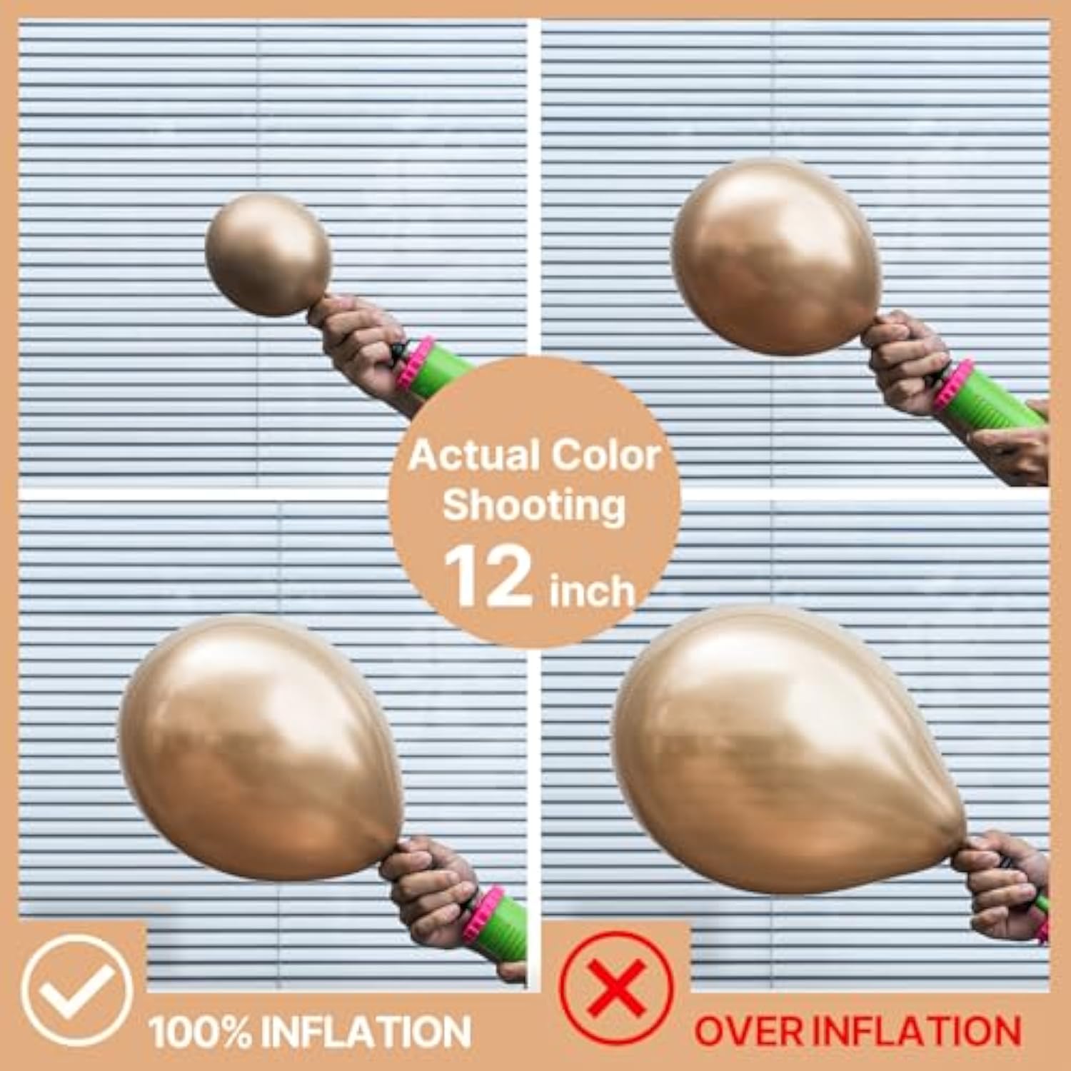 85pcs Chrome Gold Balloon Garland Kit Metallic Balloons in 18" 12" 10" 5"