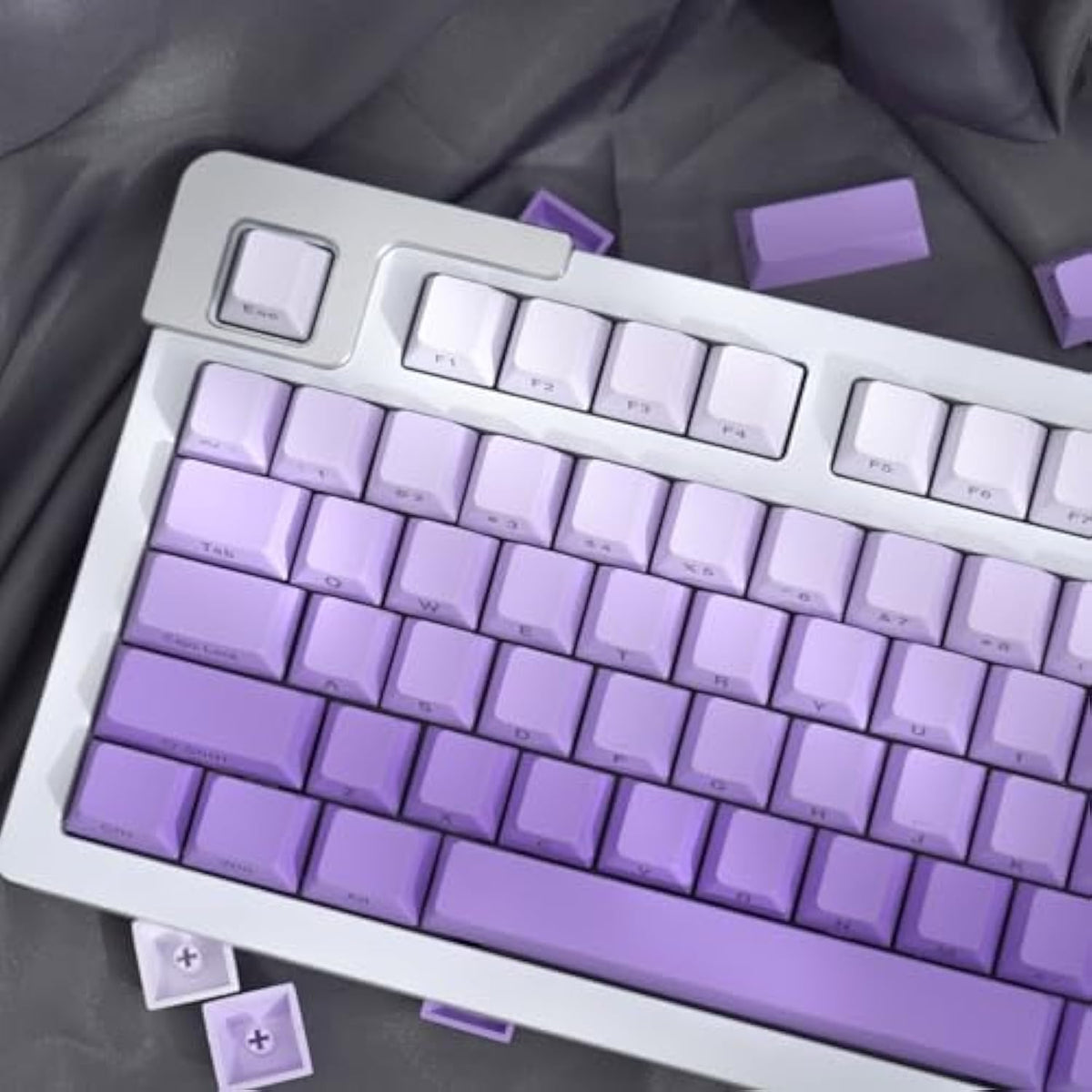 Side Printed Keycaps Custom 125 Keys Full Set Cherry Profile Pbt Dye Sub Gradi