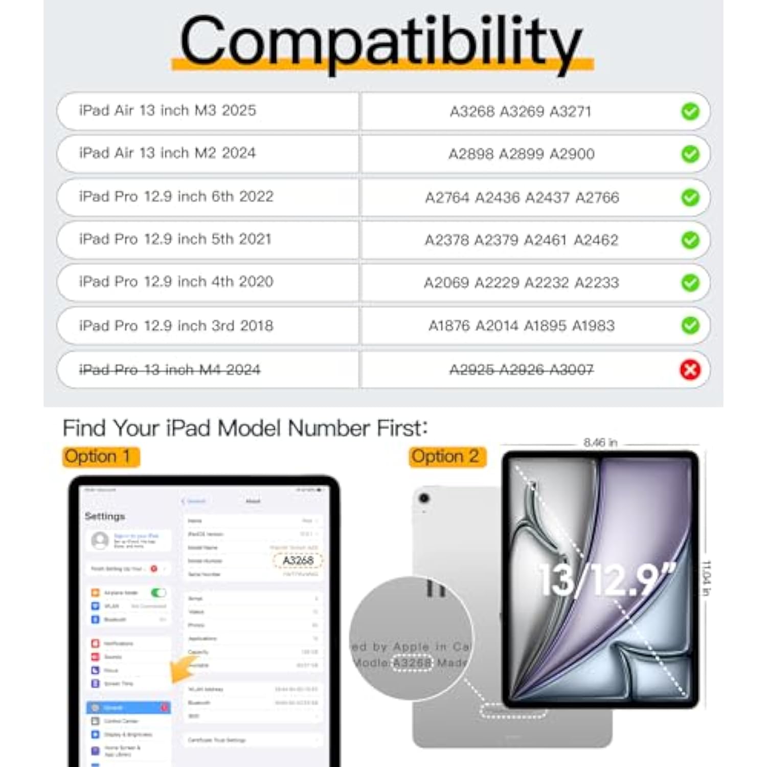 Ipad Pro 12.9 Case 2022/2021/2020/2018: Heavy Duty Shockproof Cover For Ipad P