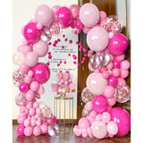 300 Pcs Pink Balloons 12 Inch Different Shades Of Pink Party Balloon Set, Suitable For Wedding, Graduation, Birthday Party Various Event Decorations