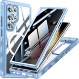 Privacy Case For Samsung Galaxy S25 Ultra,Compatible Magsafe,Galaxy S25 Ultra Magnetic Cover Built-In Privacy Screen Protector And Camera Protector,Full Body Case For Samsung S25 Ultra,Blue