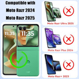 3 Pack For Motorola Razr 2025/2024 Screen Protector,[3 Main Screen + 3 Front Screen],Razr 2025/2024 Hd Tpu Shield Anti Scratch Bubble Free Screen Protector For Moto Razr 2025/2024,Clear