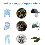 30 Sets Jeans Replacement Buttons 20Mm Jean Buttons Replacement Kit Wi
