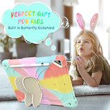 Ipad 10.2 Case For Kids Girls, Ipad 9Th/8Th/7Th Generation Case With Tempered
