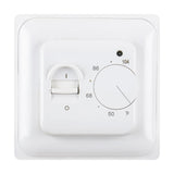 Home Nonprogrammable Thermostats, Radiant Floor Heating Temperature Manual Controller 110-120V Ac 16A 4 Wire (Degrees Fahrenheit °F)