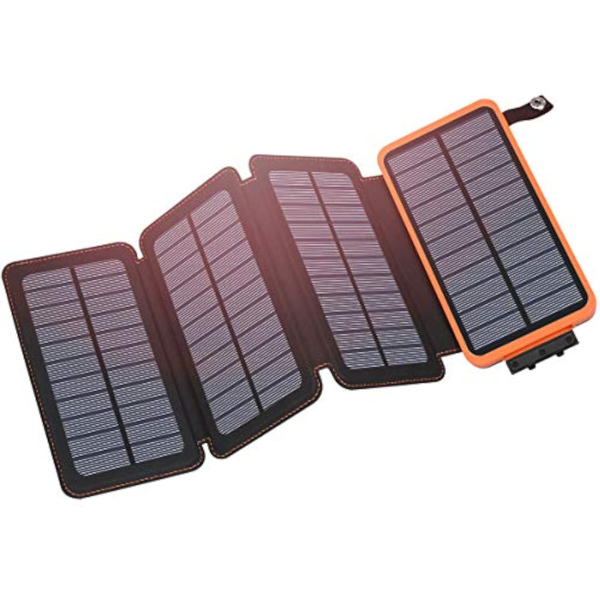 Solar Charger 25000Mah, Outdoor Usb C Portable Power Bank With 4 Solar Panels, 3A Fast Charge External Battery Pack With 3 Usb Outputs Compatible With Smartphones, Tablets, Etc.