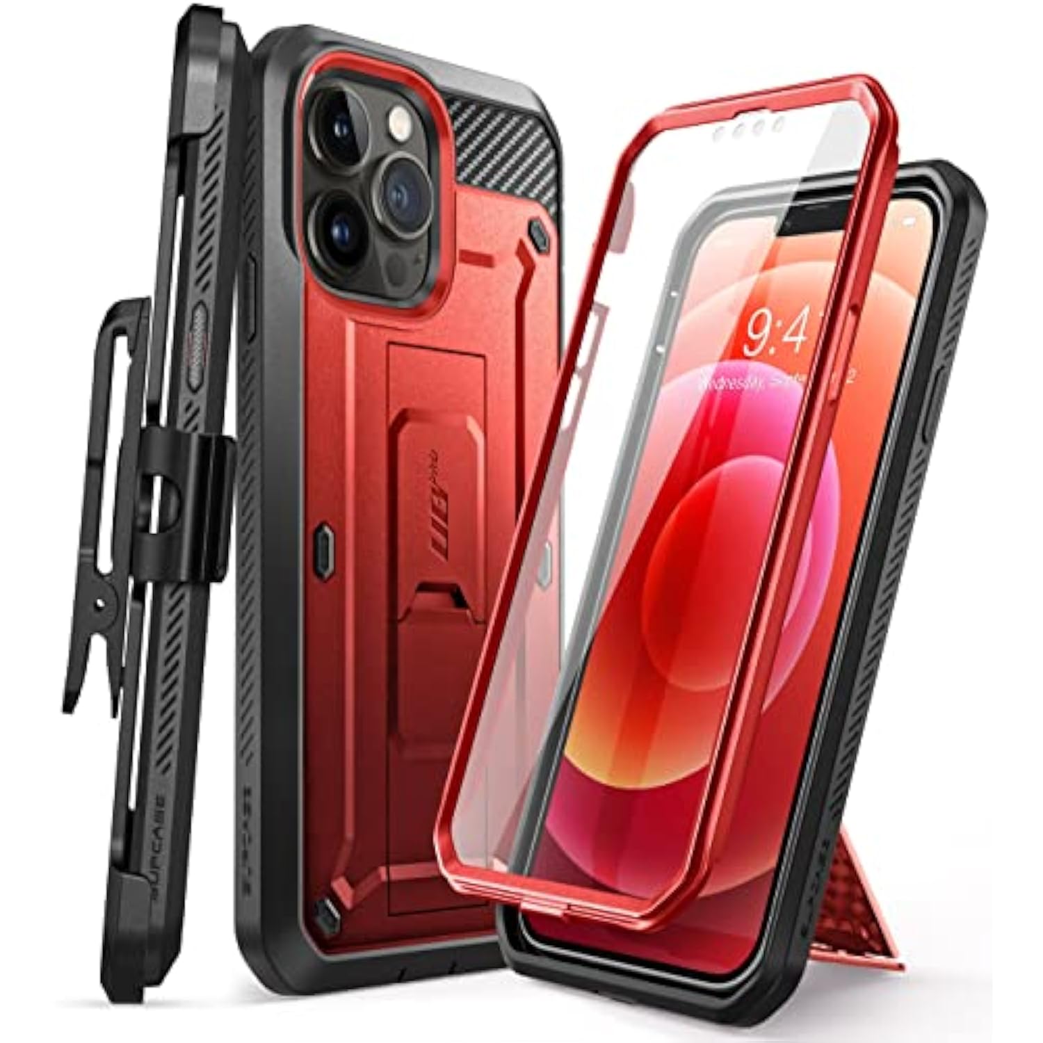 iPhone 13 Pro Max Built-in Screen Protector Case
