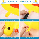 113 Pcs Yellow Duck Balloon Arch Garland Kit 12 10 5 Inch Blue Yellow White Latex Balloons Mini Foil Balloons For Baby Shower Decorations Rubber Duck Themed Birthday Party Supplies