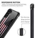 For Samsung Galaxy S21 Case, Military-Grade Protection, All-Around Shockproof Corners, Anti-Scratch Phone Case For Samsung Galaxy S21 - Old Flag