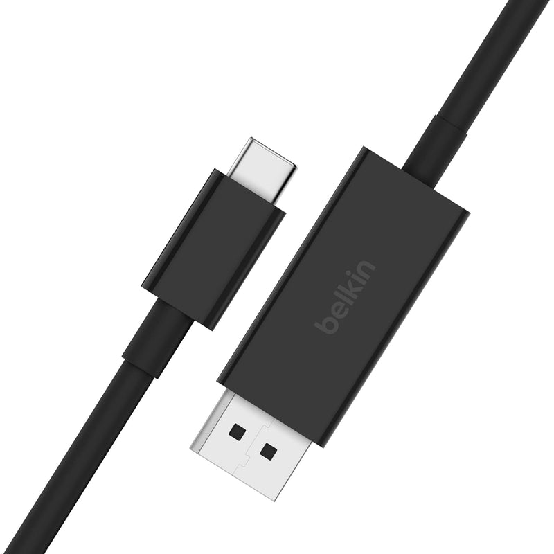 Belkin USB Type C to DisplayPort 1.4 Cable 6.6ft/2m, 32.4Gbps, 8K@60Hz or 4K@1