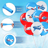 45PCS Airplane Balloon Party Set – "Time Flies" Birthday Decorations for Kids & Baby Shower