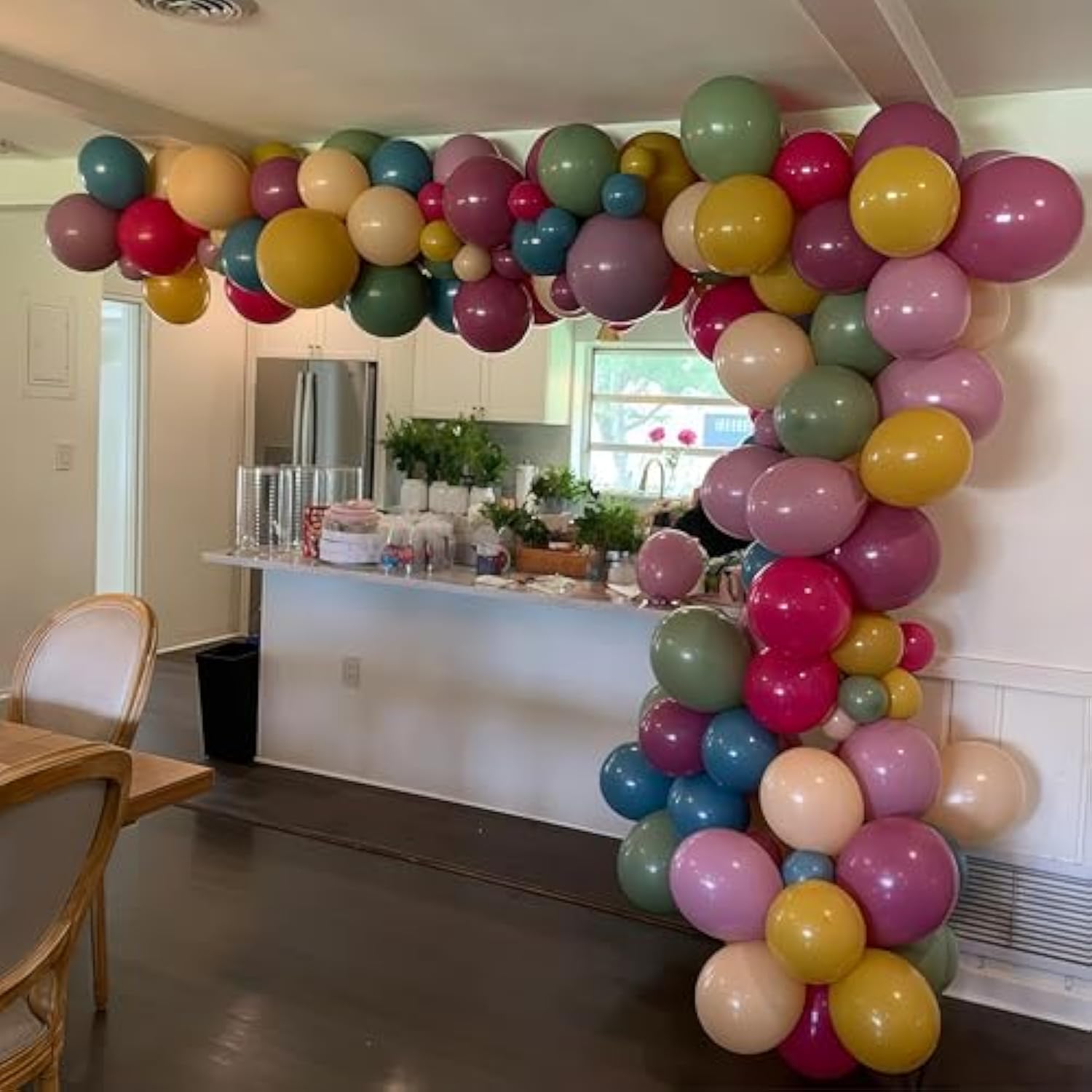 Pink Green Yellow Purple Blue Balloons Sage Green Hot Pink Dusty Blue Nude Balloon Boho Spring Meadows Floral Wild Flower Daisy Garden Rainbow Birthday Party Decorations For Girls Baby Shower Bloom