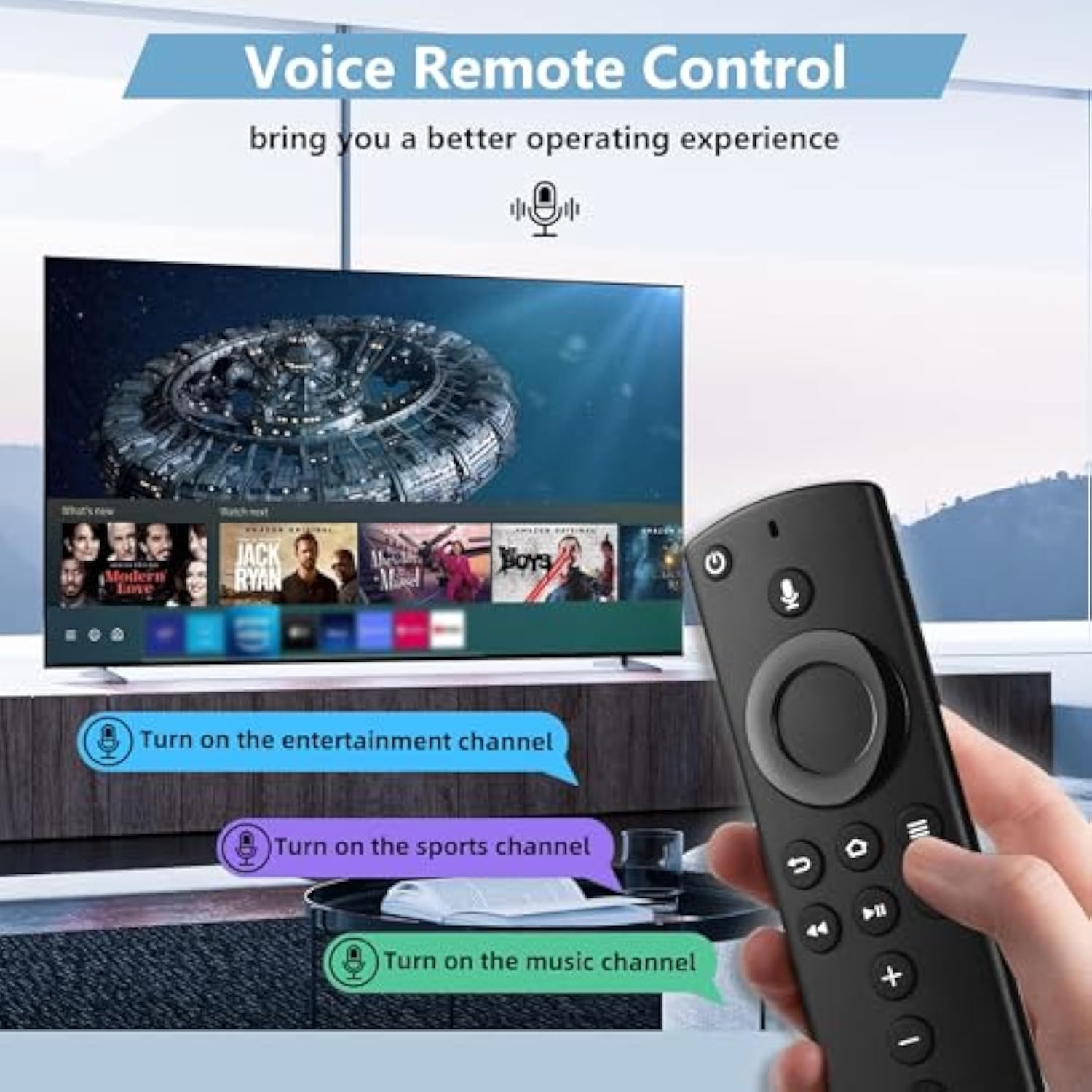 Replacement 2nd Gen Remote for Amazon Smart TV Stick & TV Cube