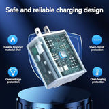 Compatible With Iphone Charger Fast Charging, 20W Usb C Wall Charger With 3Pack 10Ft Usb C To Lightning Cable, Phone Cable Fast Charging Compatible Withi Phone 14/13/12/12 Pro Max/11