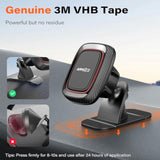 [2 Pack] Magnetic Phone Holder For Car, [Super Strong Magnet] Phone Mount For Car, Dashboard Magnetic Car Phone Holder Mount With Strong Vhb Adhesive Mounting, Compatible With Iphone, Samsung
