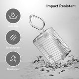 Compatible With Airpods Pro 2Nd/1St Generation Case Cover, Cute Funny Suitcase Design Case For Airpods Pro 2Nd/1St Gen, Fashion Protective Hard Case For Women Men With Keychain (Silver)