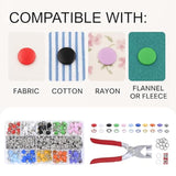 Metal Snap Button Kit - Snap On Buttons With Snap Fastener Tool For Se