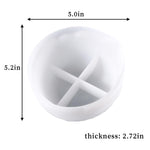 Bowl Resin Storage Box Silicone Mold Unique Container Jewelry Holder Candle Vessel Epoxy Resin Concrete Cement Diy Art Craft Trinket Jar Dish Plant Pot Table Home Decor