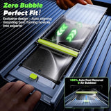 For Samsung Galaxy S25 Ultra Screen Protector - [0.02S Fingerprint Unlock] [No.1 Top 9H+ Tempered Glass] [Auto Dust Remove] [Zero Bubble] 8K Hd 10X Shatterproof Case Friendly, 2 Pack