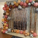 87pcs Cow Print Balloon Garland Kit Pink Brown Nude Western Rodeo Party Decor