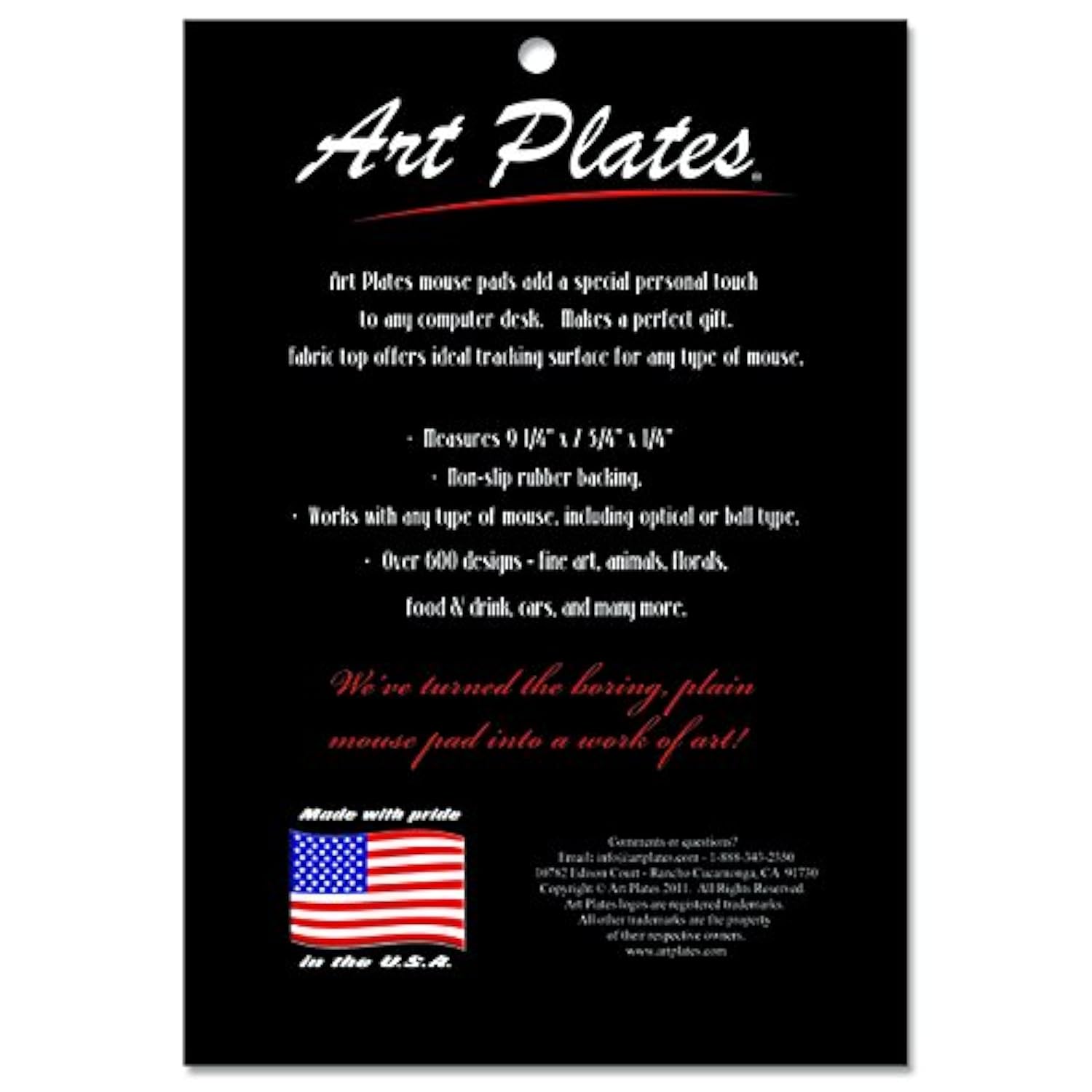 Brand Mouse Pad - Fresh Water Fish - Image By Dan Morris