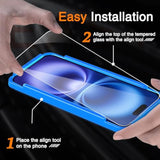 3 Pack Tempered Glass Screen Protector For Iphone 16 With 3 Pack Camera Lens Protector, 9H Hardness, Bubble Free, Case Friendly