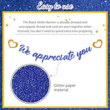 Pre Strung We Appreciate You Banner Thank You Decorations, Blue