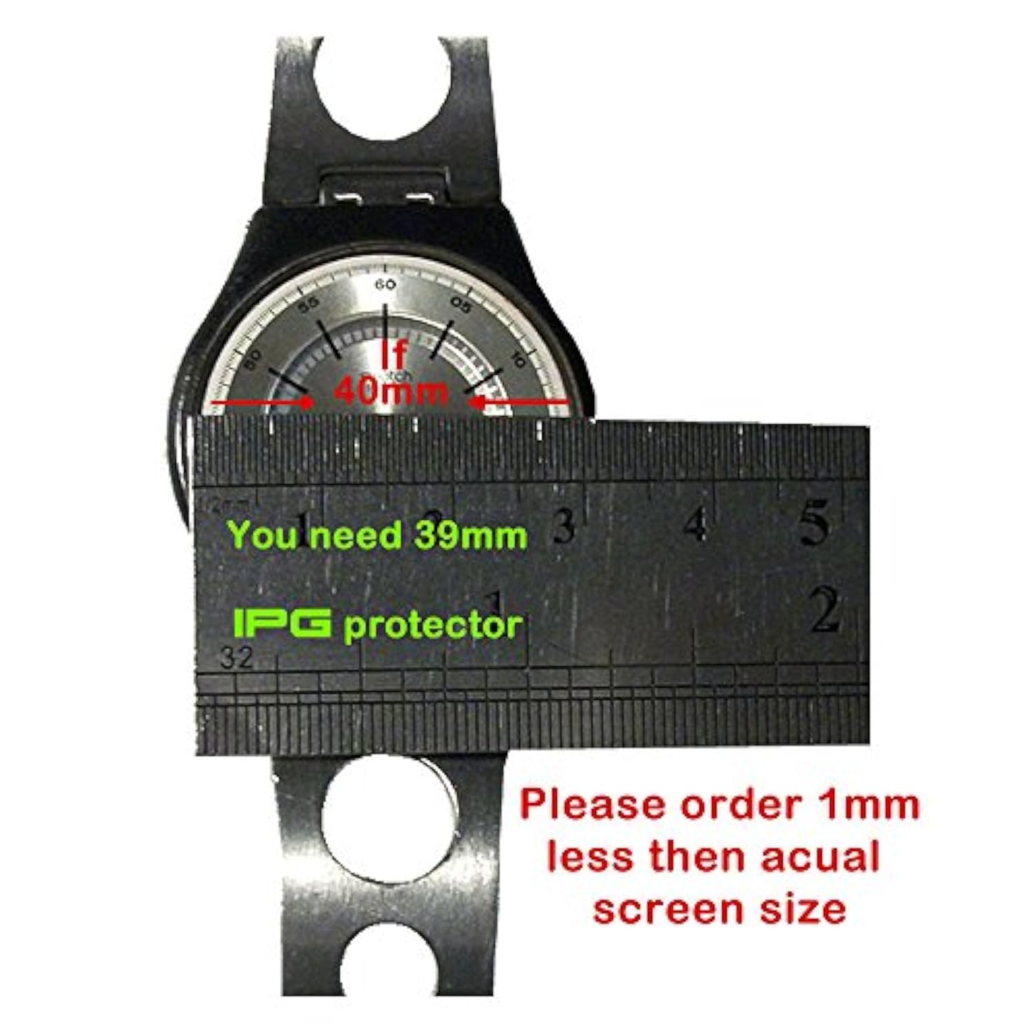 For Universal Round Watch Screen Protector (2 Units) Hydrogel Film Bubble Free Anti-Scratch Invisible Protection Good For Smart Watch Too Size Options Are Available (39 Mm Diameter)
