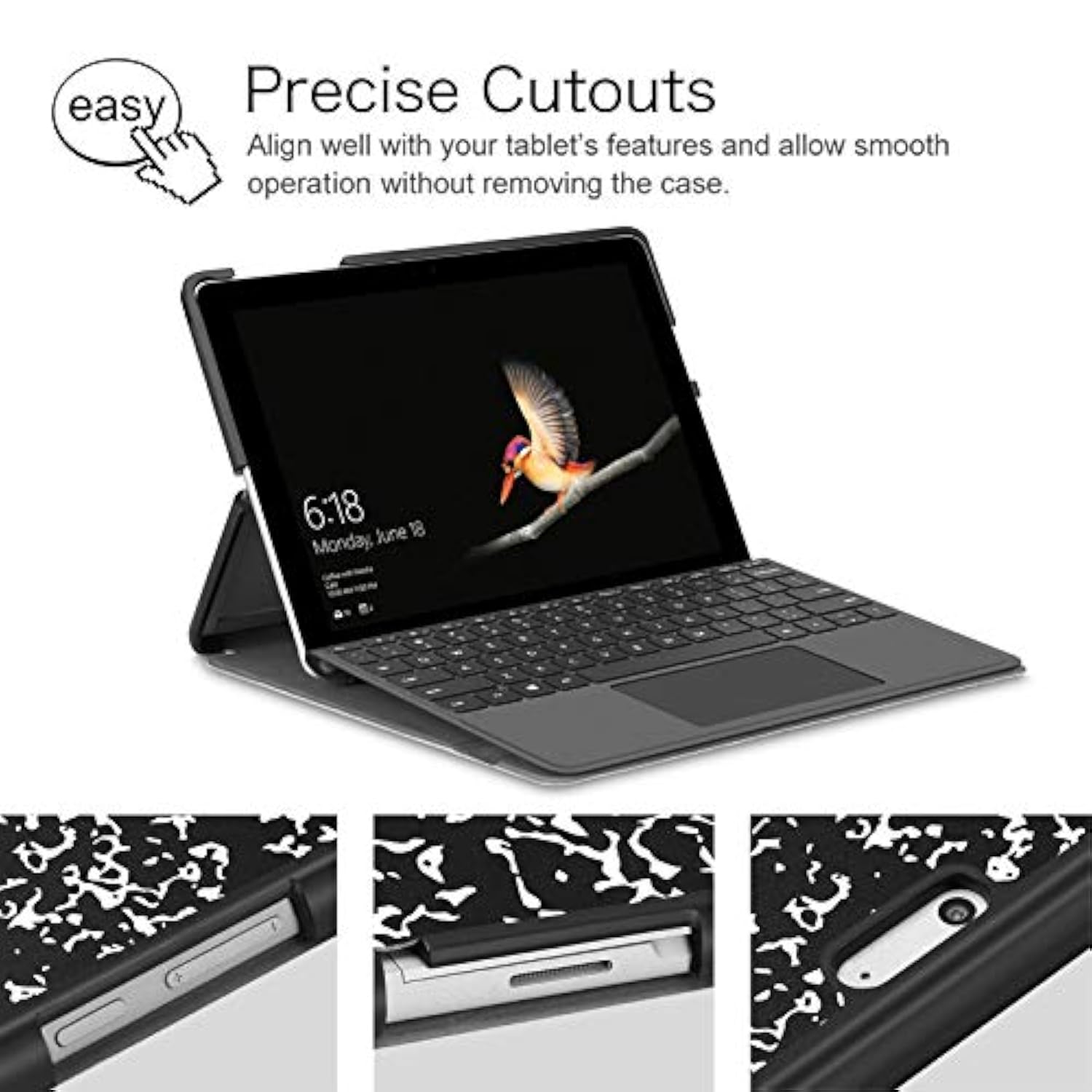 Fintie Case for Microsoft Surface Go 3 2021 / Surface Go 2 2020 / Surface Go 2