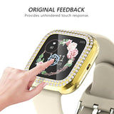 10 Pack Compatible With Fitbit Versa 2 Screen Protector Case, Soft Tpu Full Protective Case Cover Bumper Bling Crystal Diamond Frame For Fitbit Versa 2 Smart Watch, 10 Packs