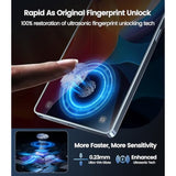 2+2 Pack 9H+ Hybrid Glass For Samsung Galaxy S25 Ultra Screen Protector [0.02S Sensitive Fingerprint ] [24° Super Privacy] [Military Grade Shatterproof] Self Installation, Case Friendly